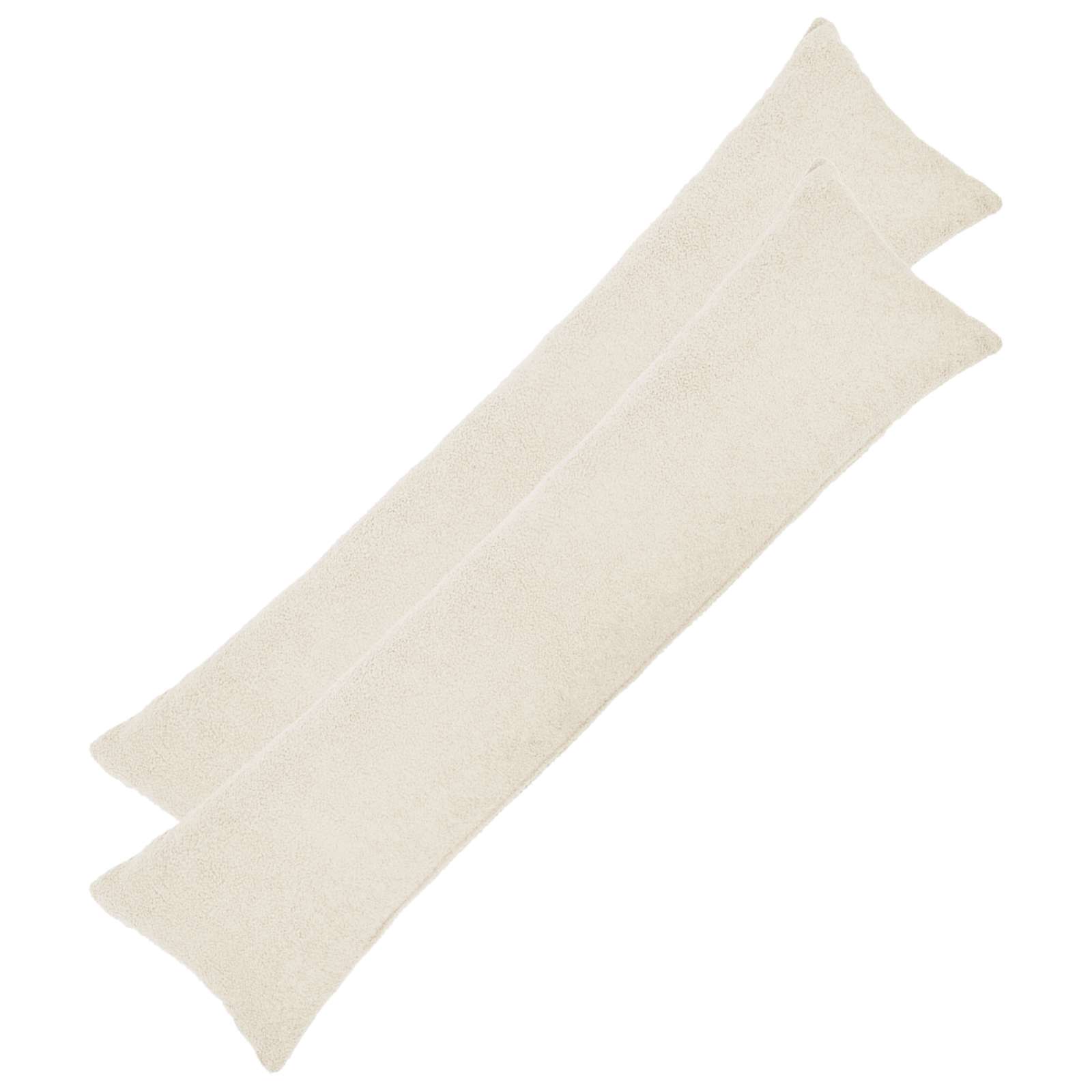 Κάλυμμα Μαξιλαριού 2 pcs HEERLEN Κρεμ 40 x 145 εκ. Μπουκλέ - Pakobazaar