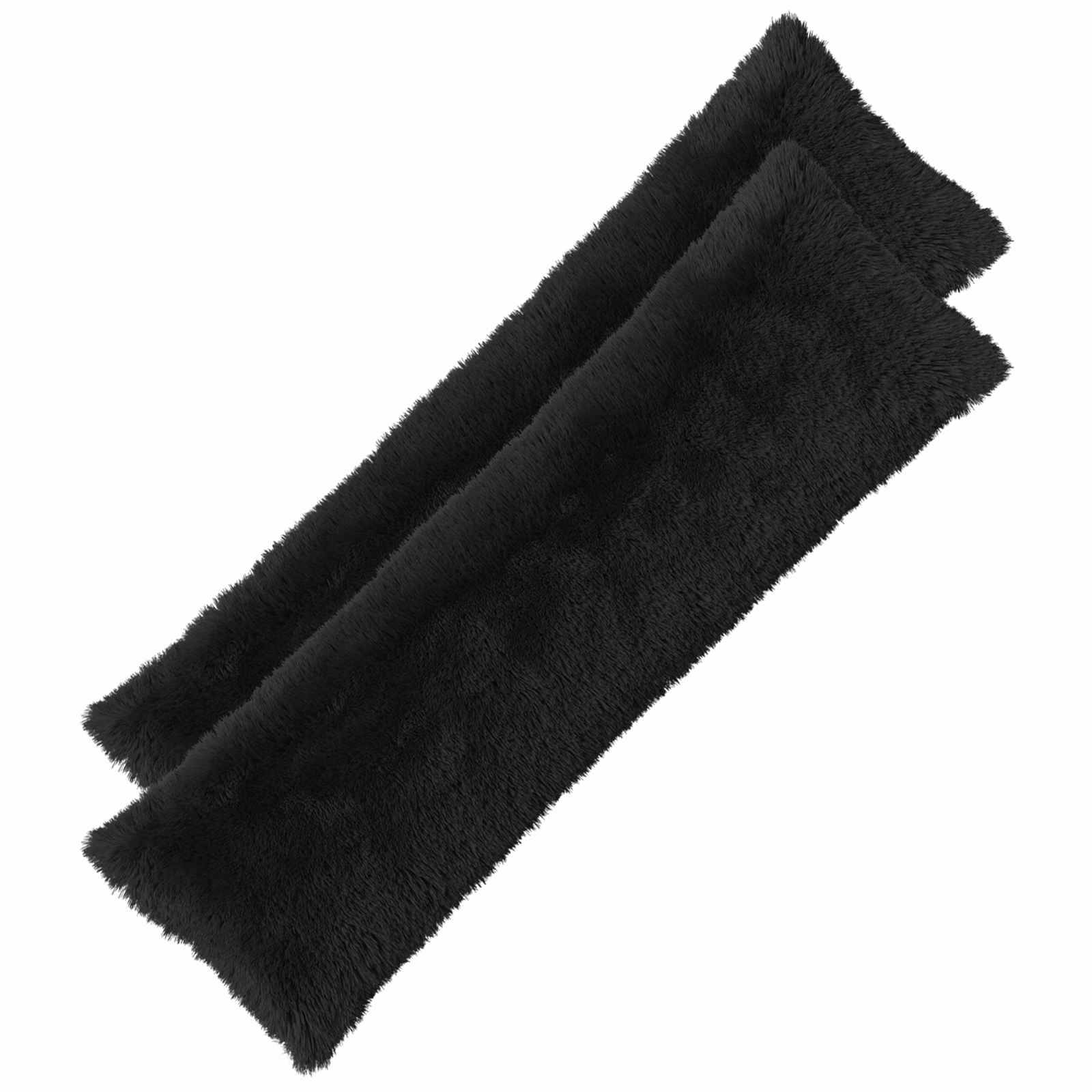 Κάλυμμα Μαξιλαριού 2 pcs HEERLEN Μαύρο 40 x 145 εκ. PV Φλίς - Pakobazaar