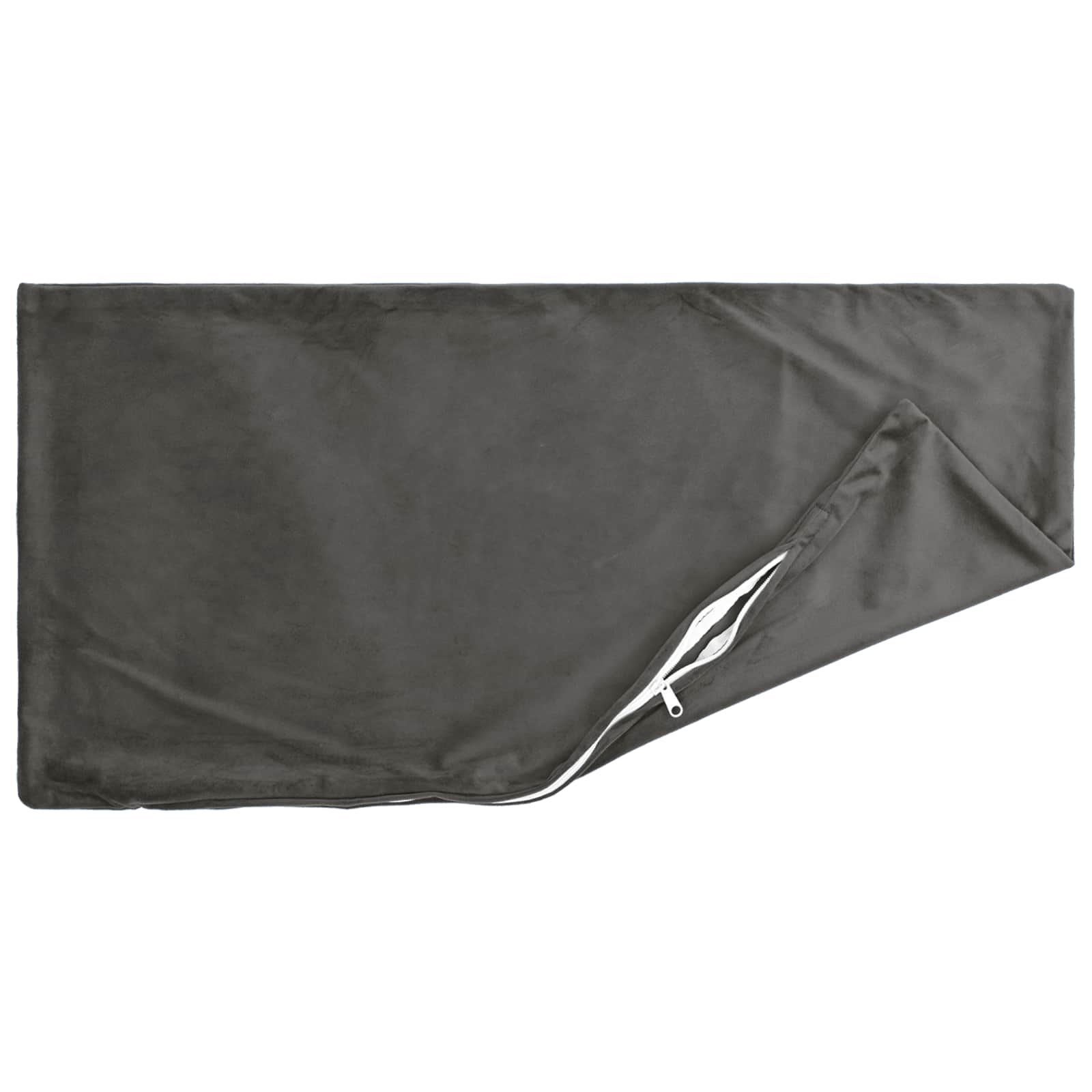 Κάλυμμα Μαξιλαριού 2 pcs HEERLEN Σκούρο Γκρι 40 x 60 cm Βελούδο