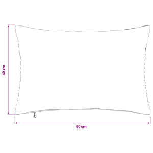 Κάλυμμα Μαξιλαριού 6 pcs HEERLEN Κίτρινο 40 x 60 cm κορντουρόι