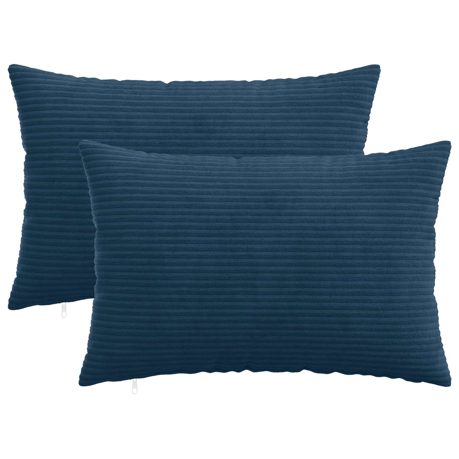 Κάλυμμα Μαξιλαριού 2 pcs HEERLEN Σκούρο μπλε 40 x 60 cm