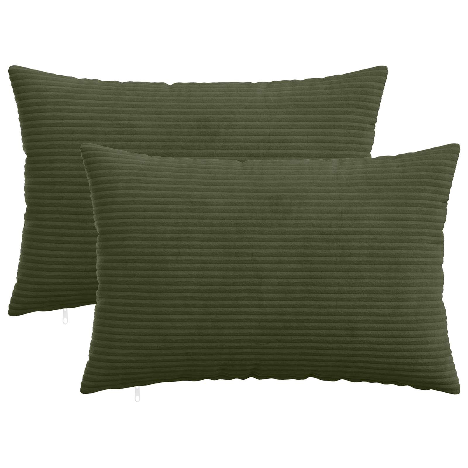 Κάλυμμα Μαξιλαριού 2 pcs HEERLEN Πράσινο 40 x 60 cm κορντουρόι - Pakobazaar