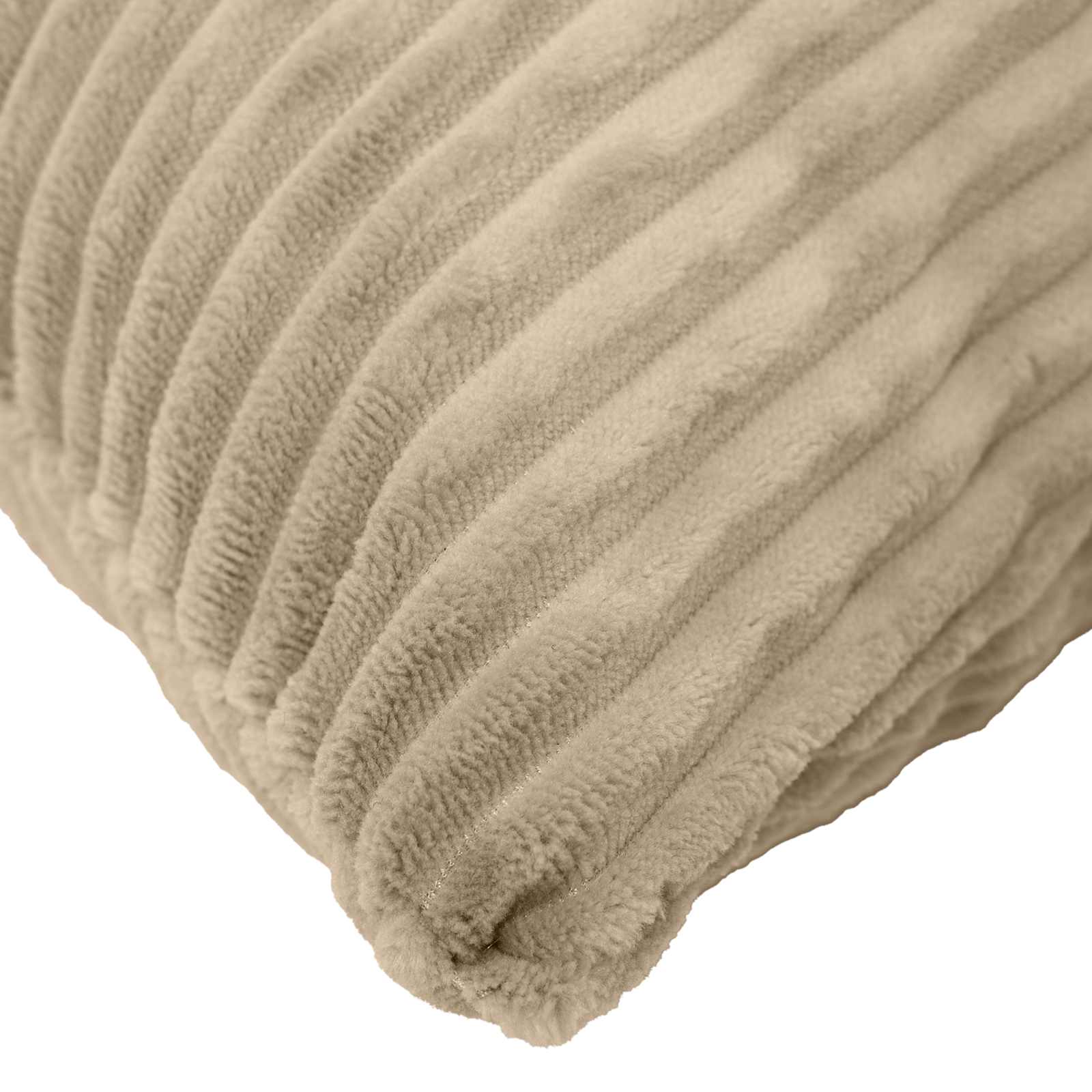 Κάλυμμα Μαξιλαριού 2 pcs HEERLEN Taupe 40 x 60 cm κορντουρόι