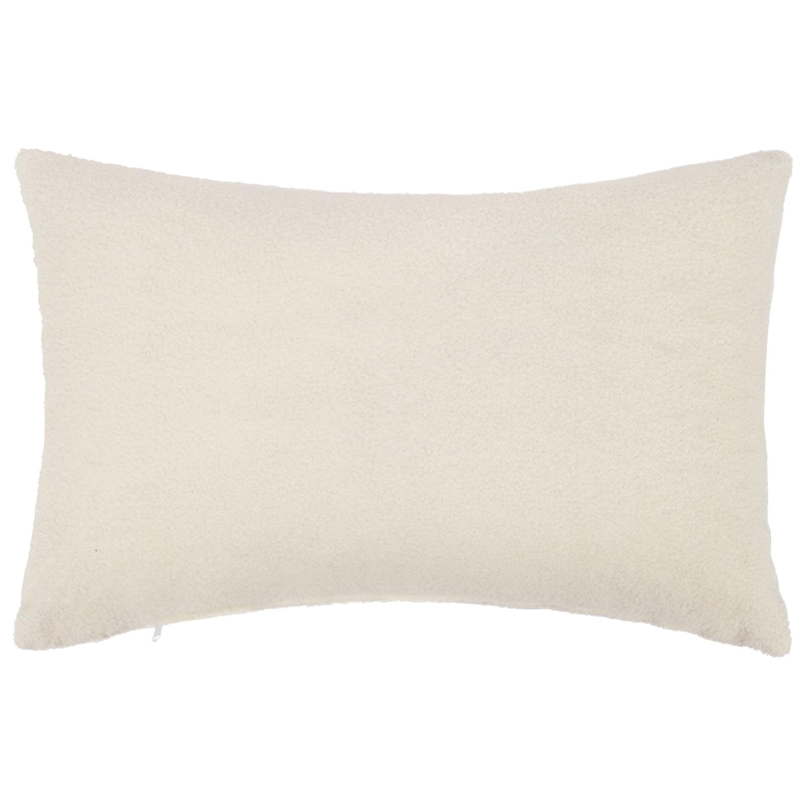 Κάλυμμα Μαξιλαριού 2 pcs HEERLEN Κρεμ 40 x 60 cm Μπουκλέ