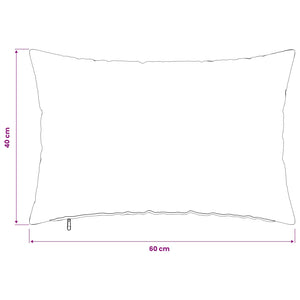 Κάλυμμα Μαξιλαριού 2 pcs HEERLEN Κρεμ 40 x 60 cm Μπουκλέ