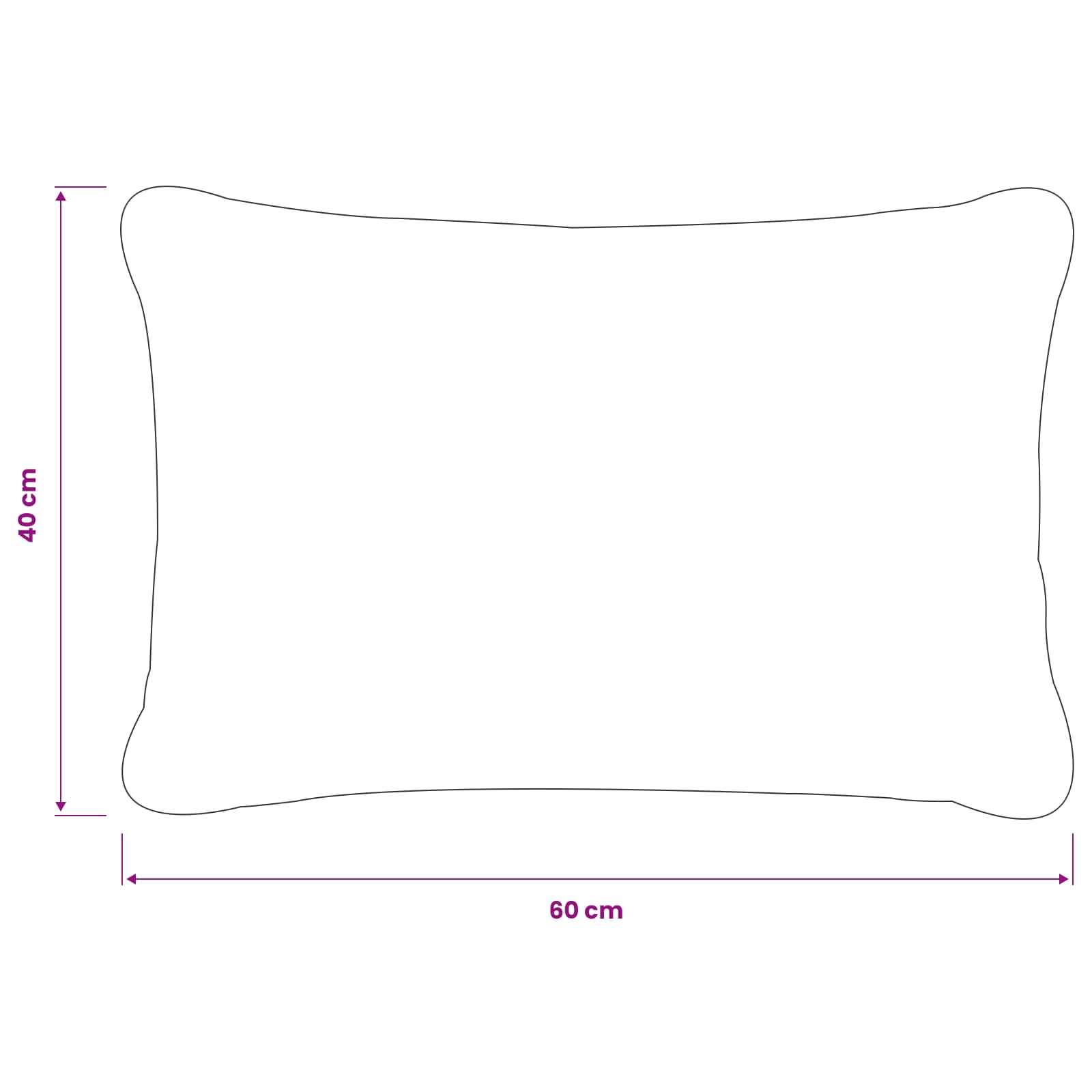 Κάλυμμα Μαξιλαριού 2 pcs HEERLEN Σκούρο Πράσινο 40 x 60 cm