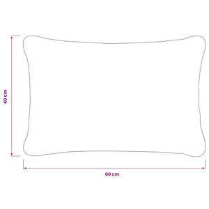 Κάλυμμα Μαξιλαριού 2 pcs HEERLEN Σκούρο Πράσινο 40 x 60 cm