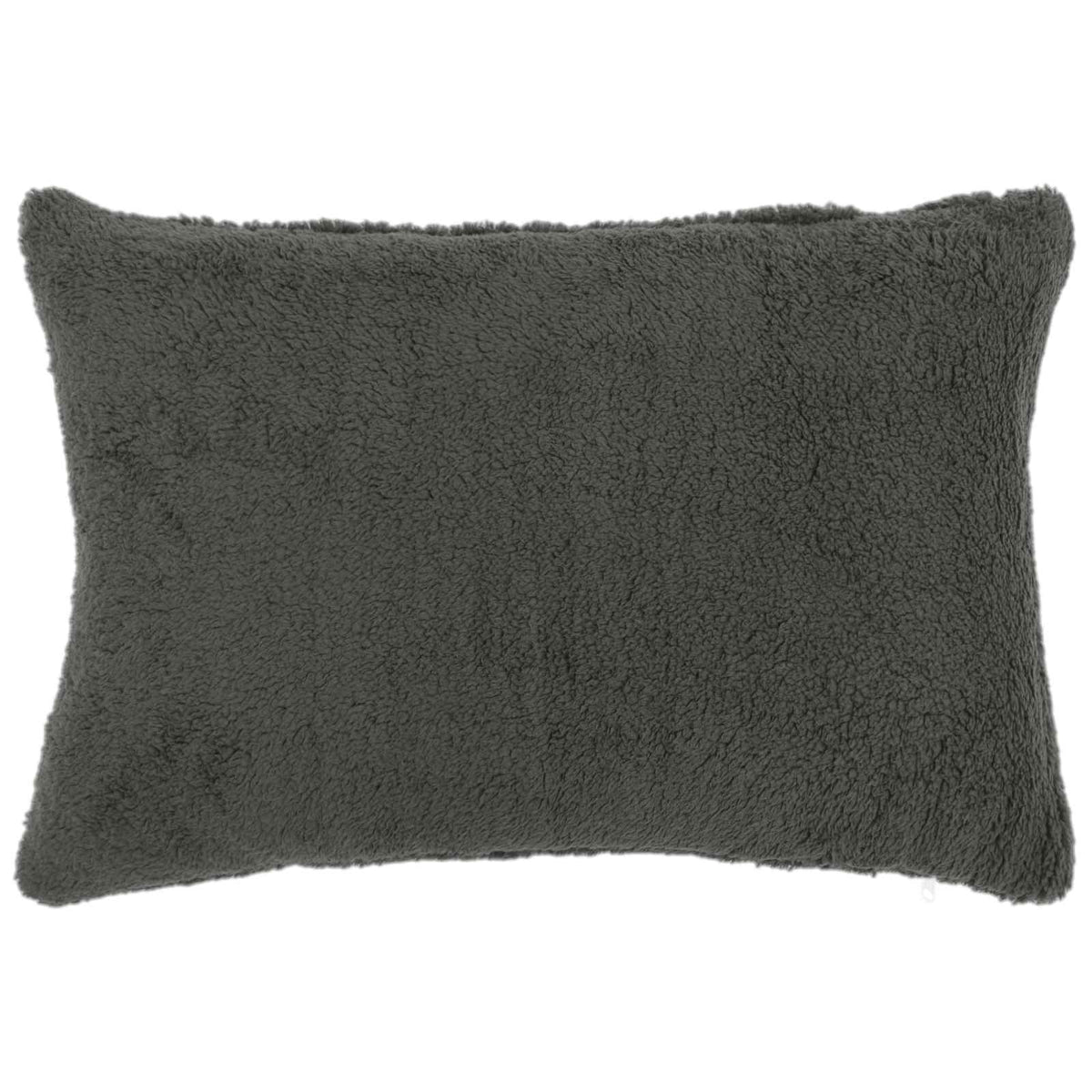 Κάλυμμα Μαξιλαριού 2 pcs HEERLEN Σκούρο Γκρι 40 x 60 cm Μπουκλέ