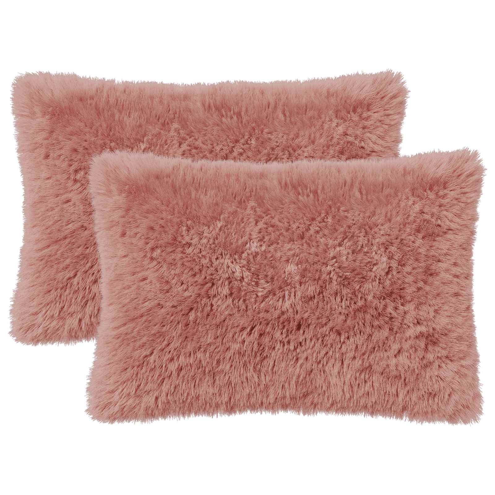 Κάλυμμα Μαξιλαριού 2 pcs HEERLEN Ροζ 40 x 60 cm PV Φλίς