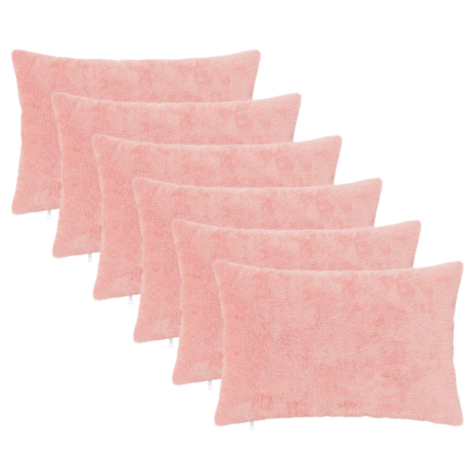 Κάλυμμα Μαξιλαριού 6 τμχ. HEERLEN Ροζ 40 x 60 cm - Pakobazaar