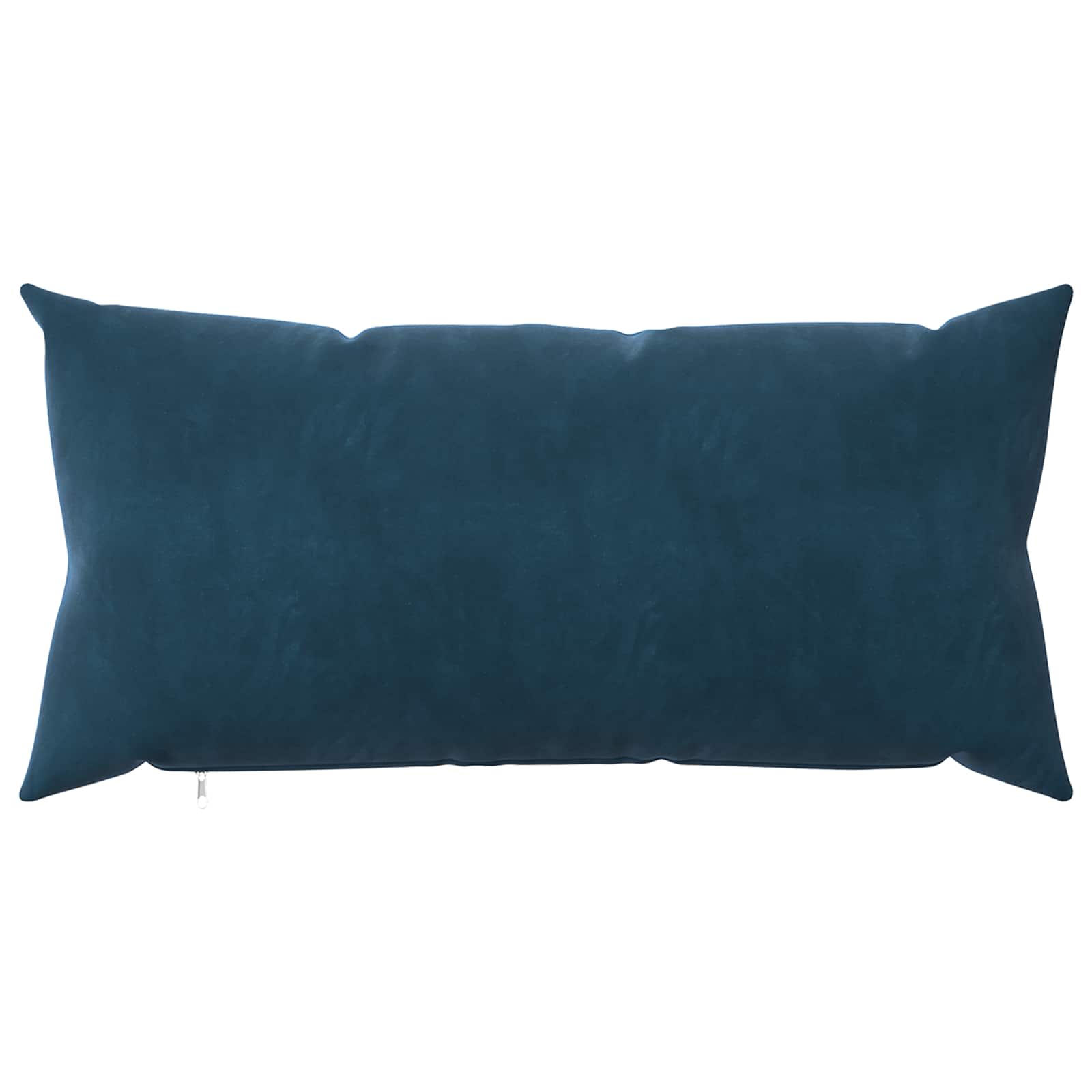 Κάλυμμα Μαξιλαριού 2 pcs HEERLEN Μπλε 40 x 70 cm Βελούδο - Pakobazaar