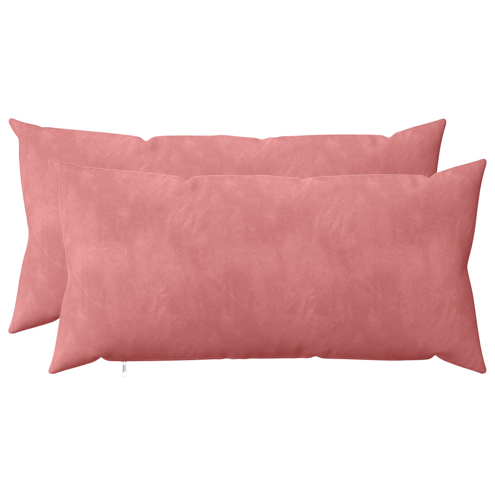 Κάλυμμα Μαξιλαριού 2 pcs HEERLEN Ροζ 40 x 70 cm Βελούδο - Pakobazaar