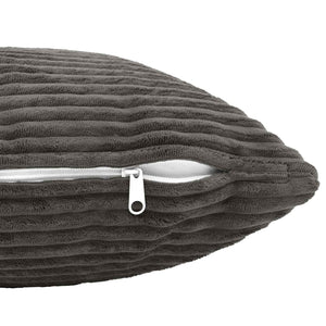 Κάλυμμα Μαξιλαριού 2 pcs HEERLEN Σκούρο Γκρι 40 x 70 cm - Pakobazaar