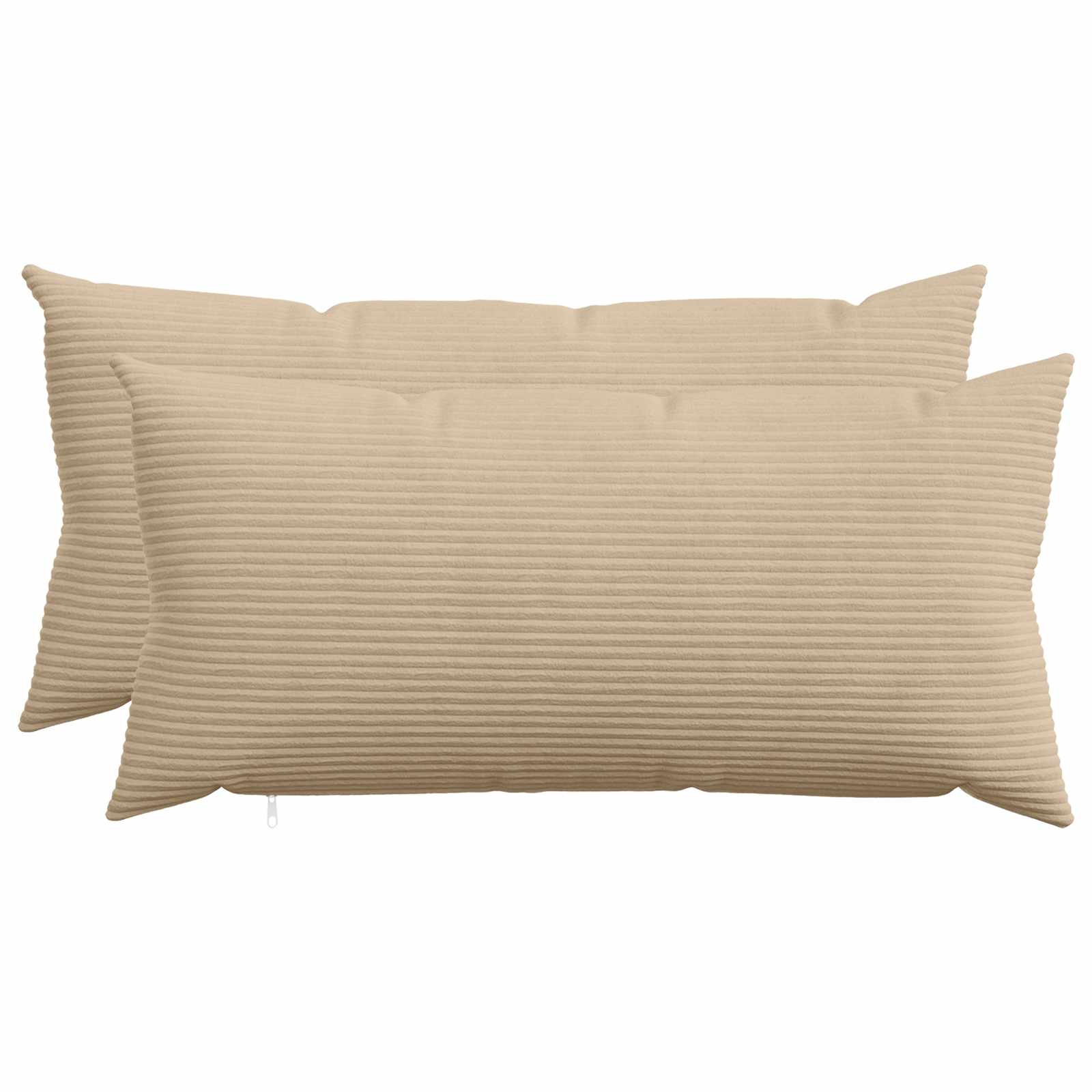 Κάλυμμα Μαξιλαριού 2 pcs HEERLEN Taupe 40 x 70 cm κορντουρόι