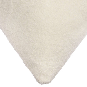 Κάλυμμα Μαξιλαριού 2 pcs HEERLEN Κρεμ 40 x 70 cm Μπουκλέ