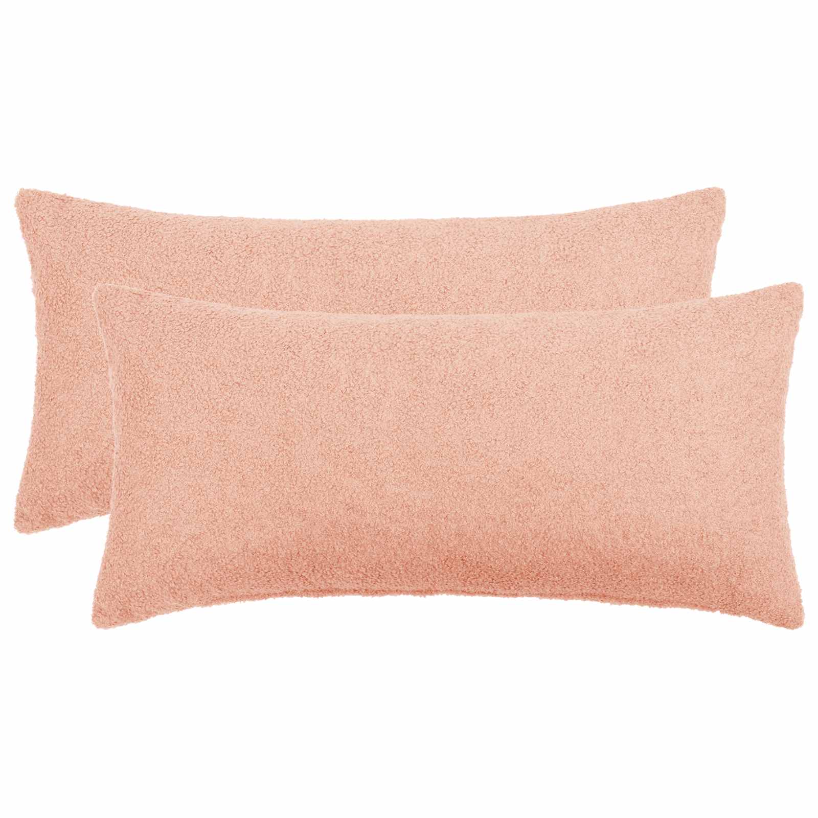 Κάλυμμα Μαξιλαριού 2 pcs HEERLEN Ροζ 40 x 70 cm Μπουκλέ