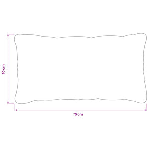 Κάλυμμα Μαξιλαριού 6 pcs HEERLEN Ανθρακί 40 x 70 cm Πολυεστέρας