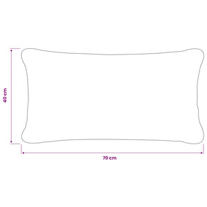 Κάλυμμα Μαξιλαριού 6 pcs HEERLEN Σκούρο Γκρι 40 x 70 cm Μπουκλέ