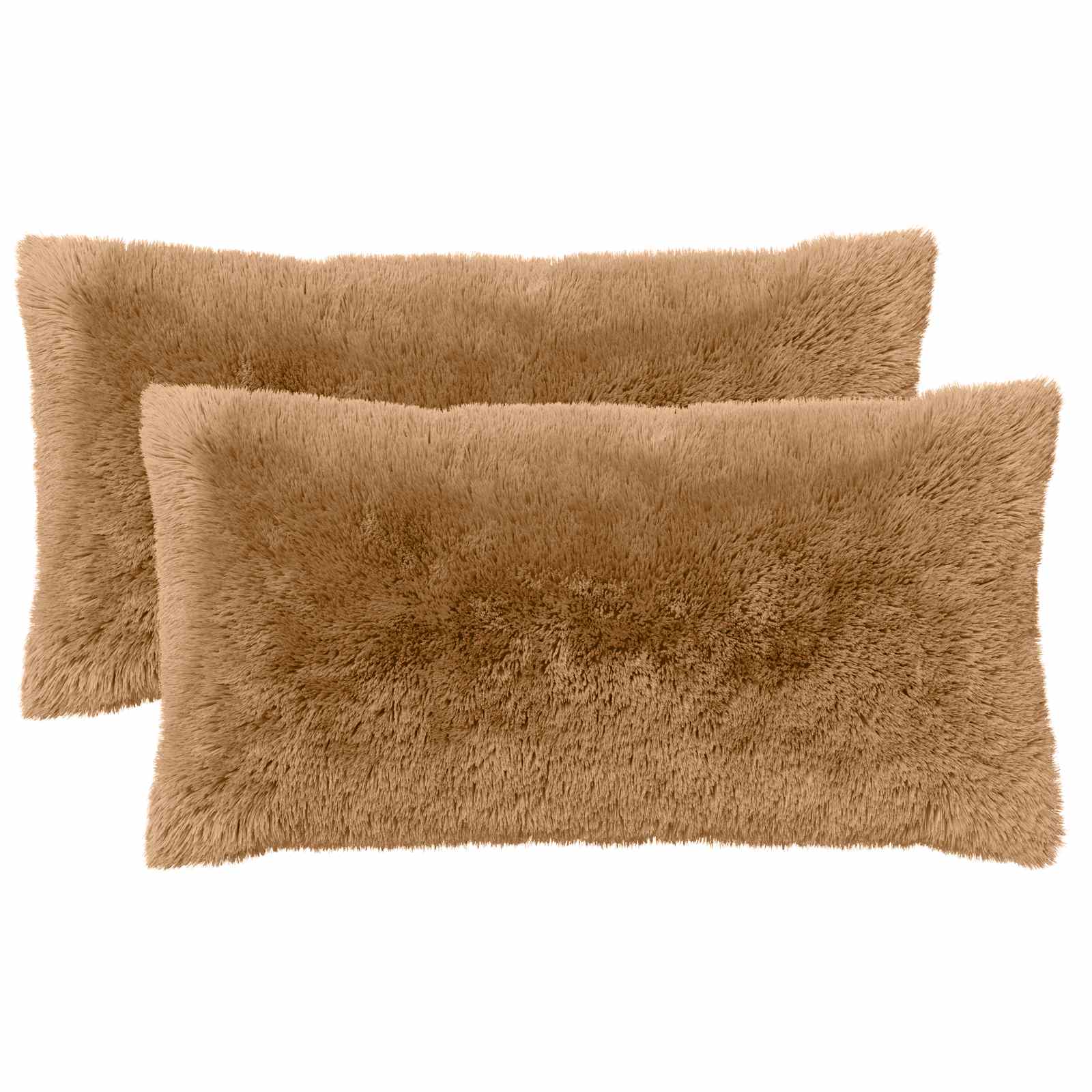 Κάλυμμα Μαξιλαριού 2 pcs HEERLEN Taupe 40 x 70 cm PV Φλίς - Pakobazaar