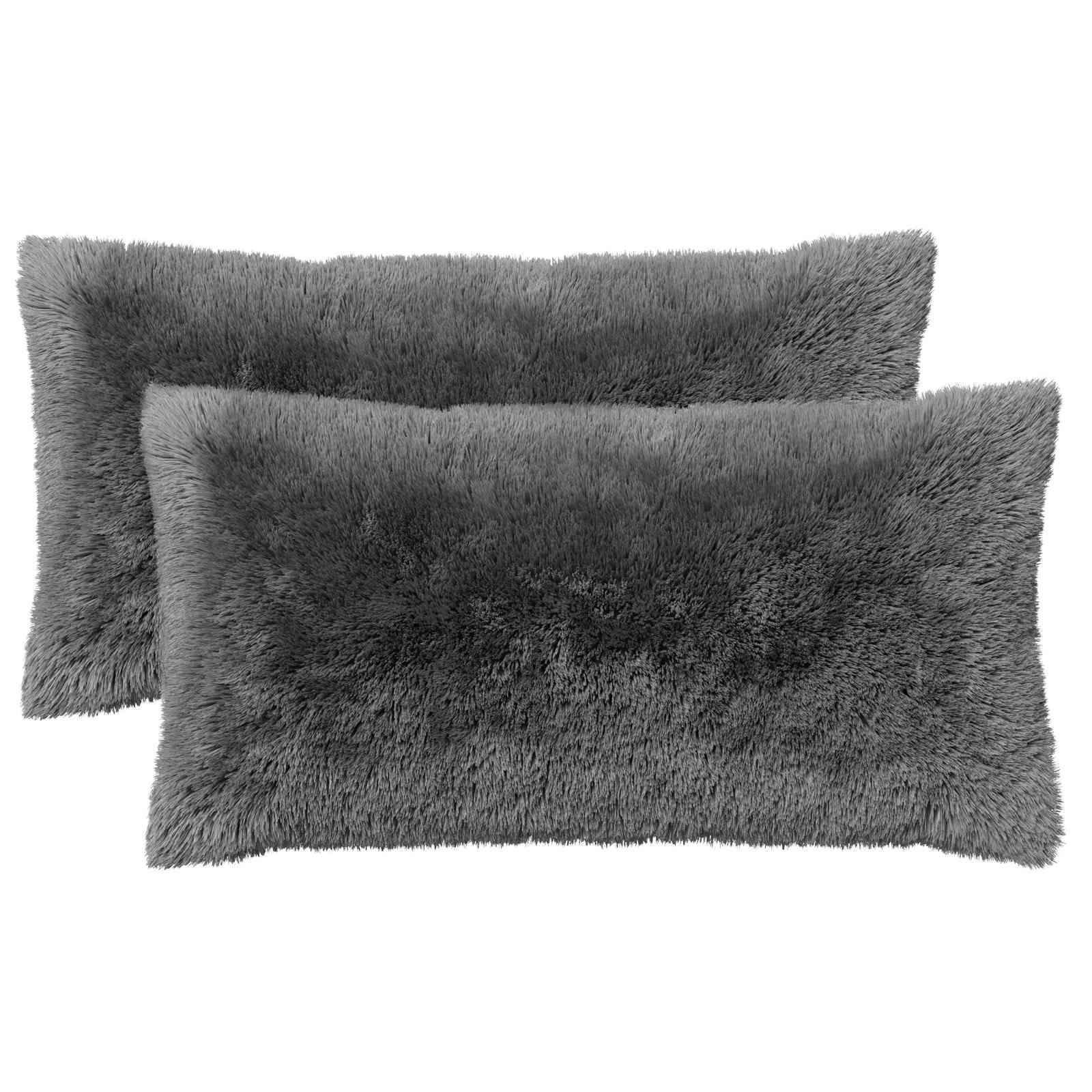 Κάλυμμα Μαξιλαριού 2 pcs HEERLEN Ανοιχτό γκρι 40 x 70 cm