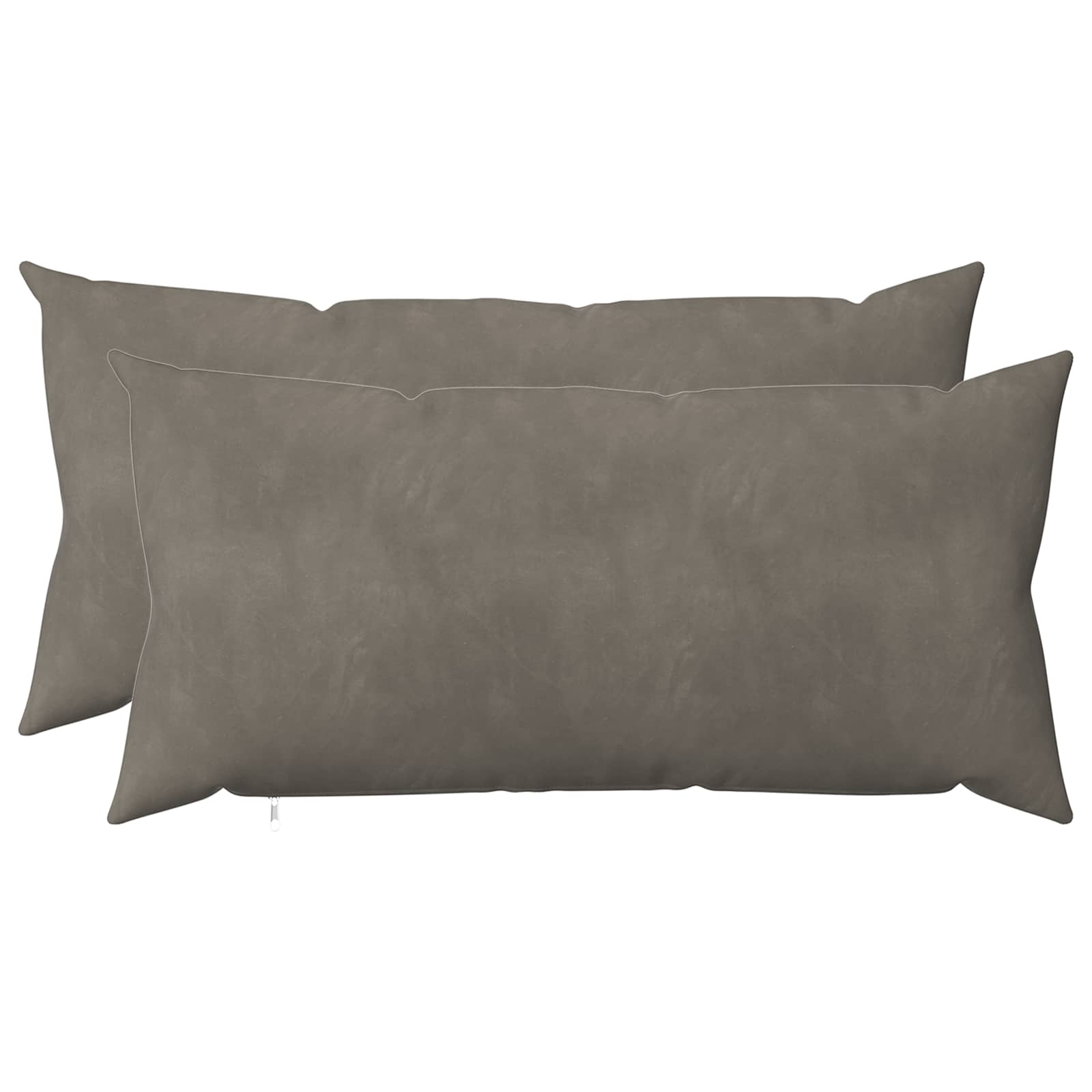 Κάλυμμα Μαξιλαριού 2 pcs HEERLEN Ανοιχτό γκρι 40 x 80 cm