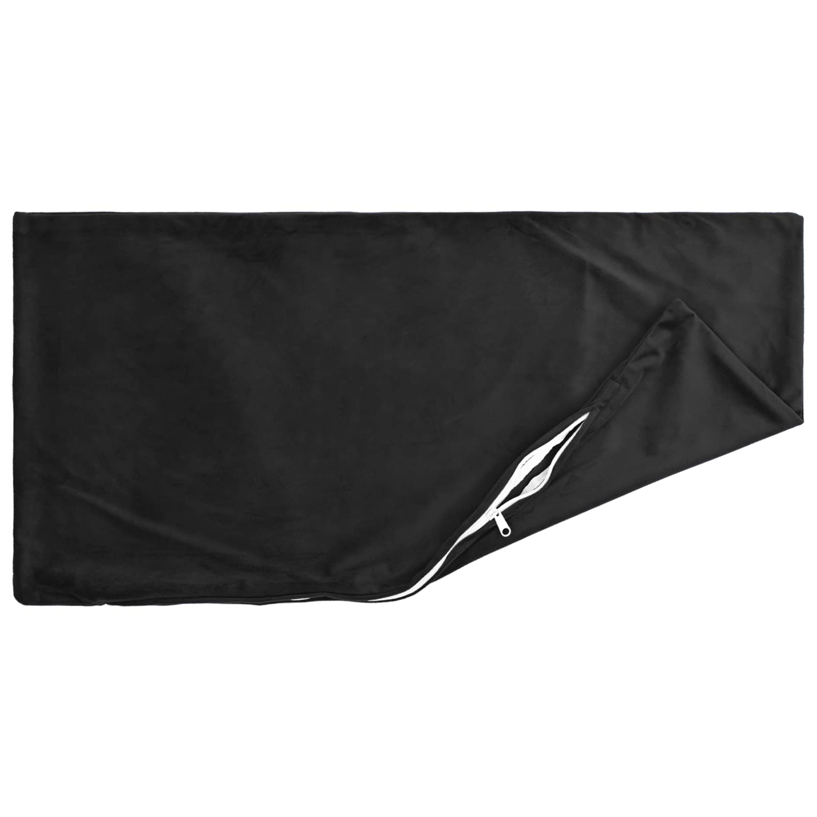 Κάλυμμα Μαξιλαριού 6 pcs HEERLEN Μαύρο 40 x 80 cm Βελούδο