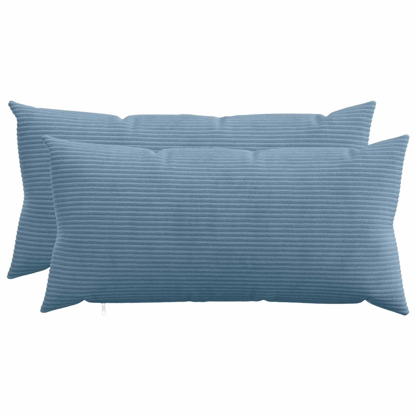Κάλυμμα Μαξιλαριού 2 pcs HEERLEN Μπλε 40 x 80 cm κορντουρόι