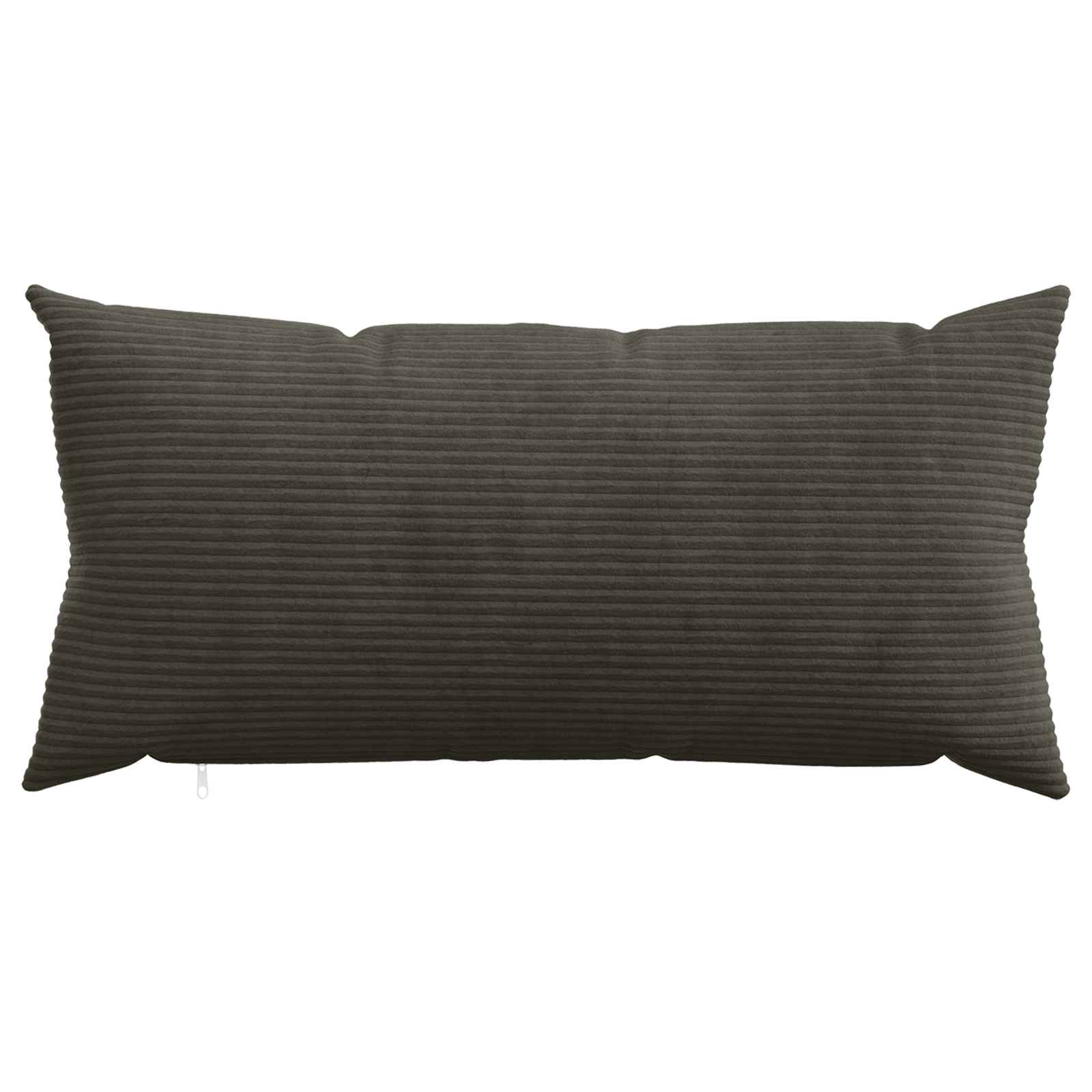 Κάλυμμα Μαξιλαριού 2 pcs HEERLEN Ανθρακί 40 x 80 cm κορντουρόι - Pakobazaar