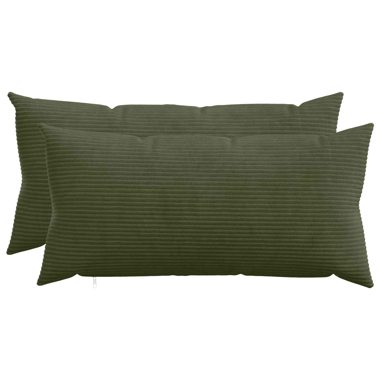 Κάλυμμα Μαξιλαριού 2 pcs HEERLEN Πράσινο 40 x 80 cm κορντουρόι - Pakobazaar