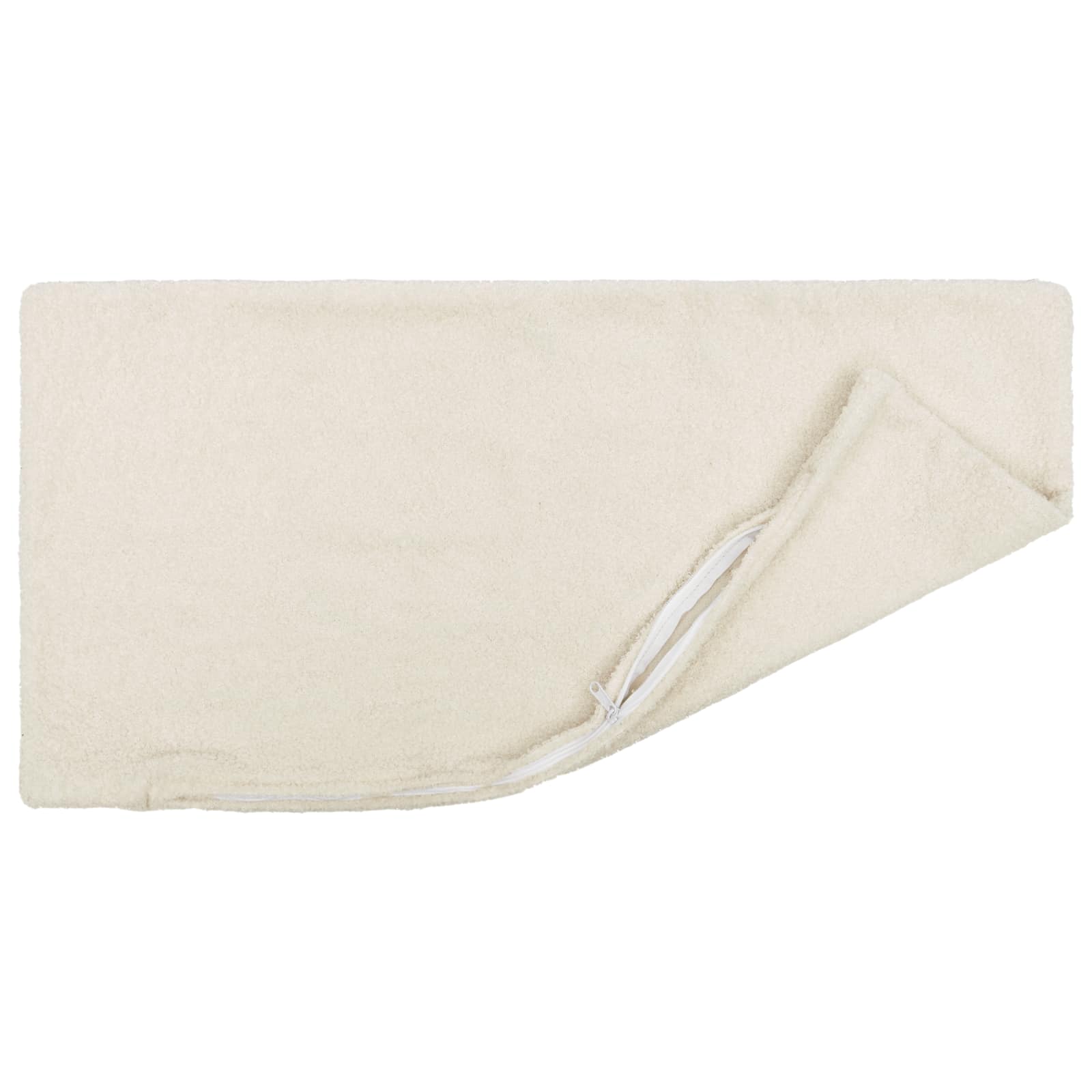 Κάλυμμα Μαξιλαριού 6 pcs HEERLEN Κρεμ 40 x 80 cm Μπουκλέ - Pakobazaar