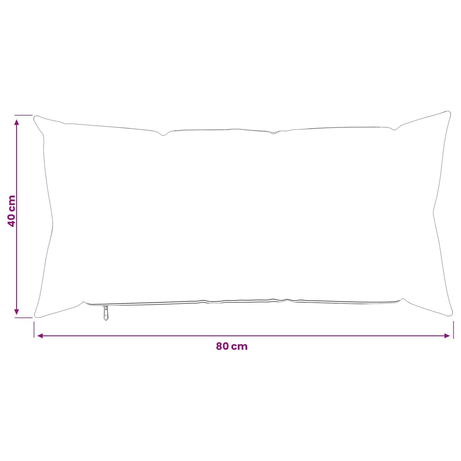 Κάλυμμα Μαξιλαριού 12 pcs HEERLEN Ροζ 40 x 80 cm Μπουκλέ - Pakobazaar
