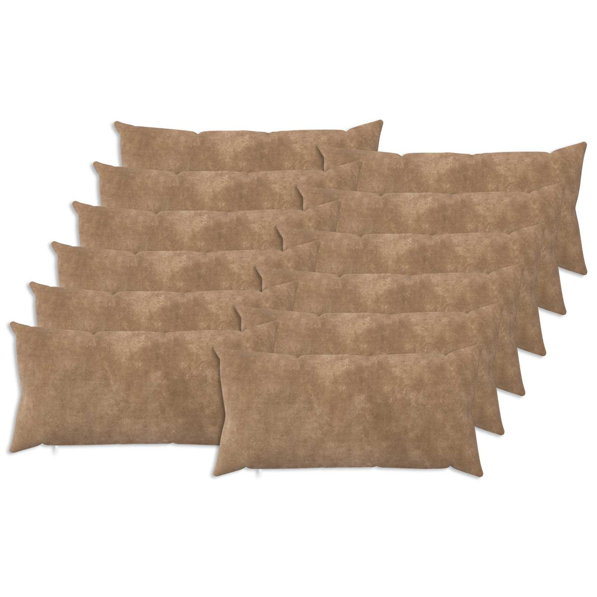 Κάλυμμα Μαξιλαριού 12 pcs HEERLEN Taupe 40 x 80 cm
