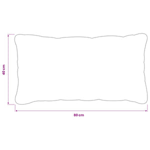 Κάλυμμα Μαξιλαριού 12 pcs HEERLEN Ανθρακί 40 x 80 cm