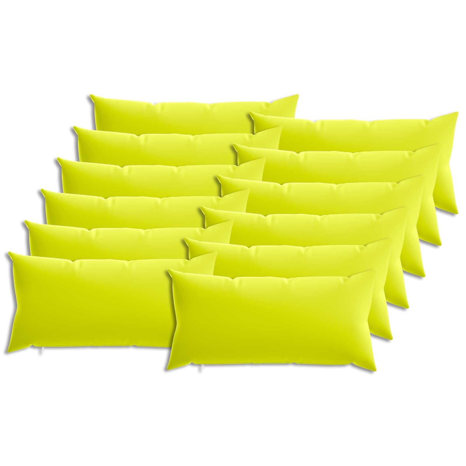 Κάλυμμα Μαξιλαριού 12 pcs HEERLEN Φωτεινό Πράσινο 40 x 80 cm - Pakobazaar