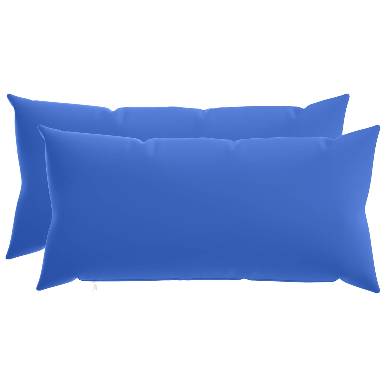 Κάλυμμα Μαξιλαριού 2 pcs HEERLEN Βασιλικό Μπλε 40 x 80 cm