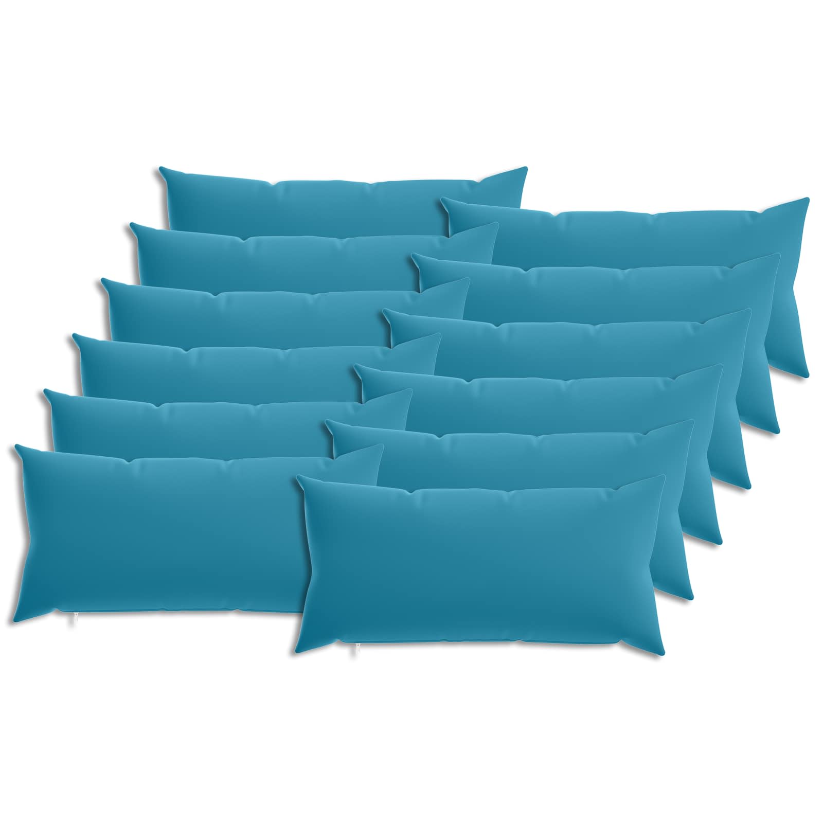 Κάλυμμα Μαξιλαριού 12 pcs HEERLEN Γαλάζιο 40 x 80 cm