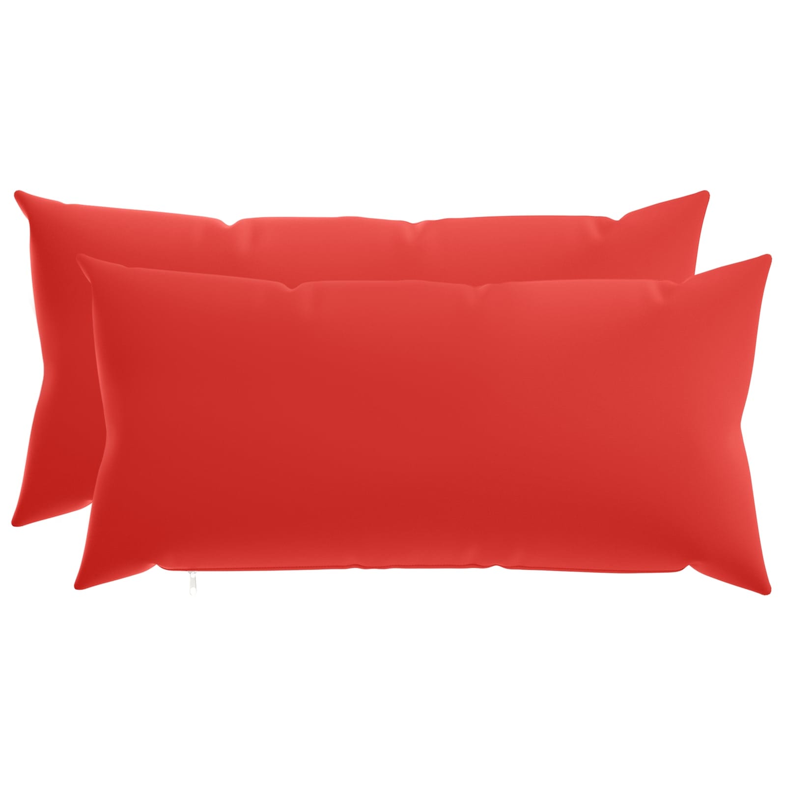Κάλυμμα Μαξιλαριού 2 pcs HEERLEN Κόκκινο 40 x 80 cm Πολυεστέρας - Pakobazaar