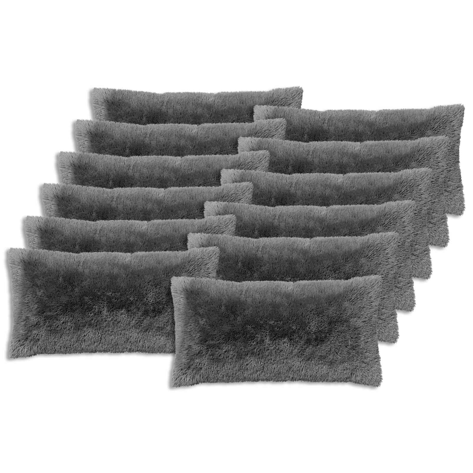Κάλυμμα Μαξιλαριού 12 pcs HEERLEN Ανοιχτό γκρι 40 x 80 cm