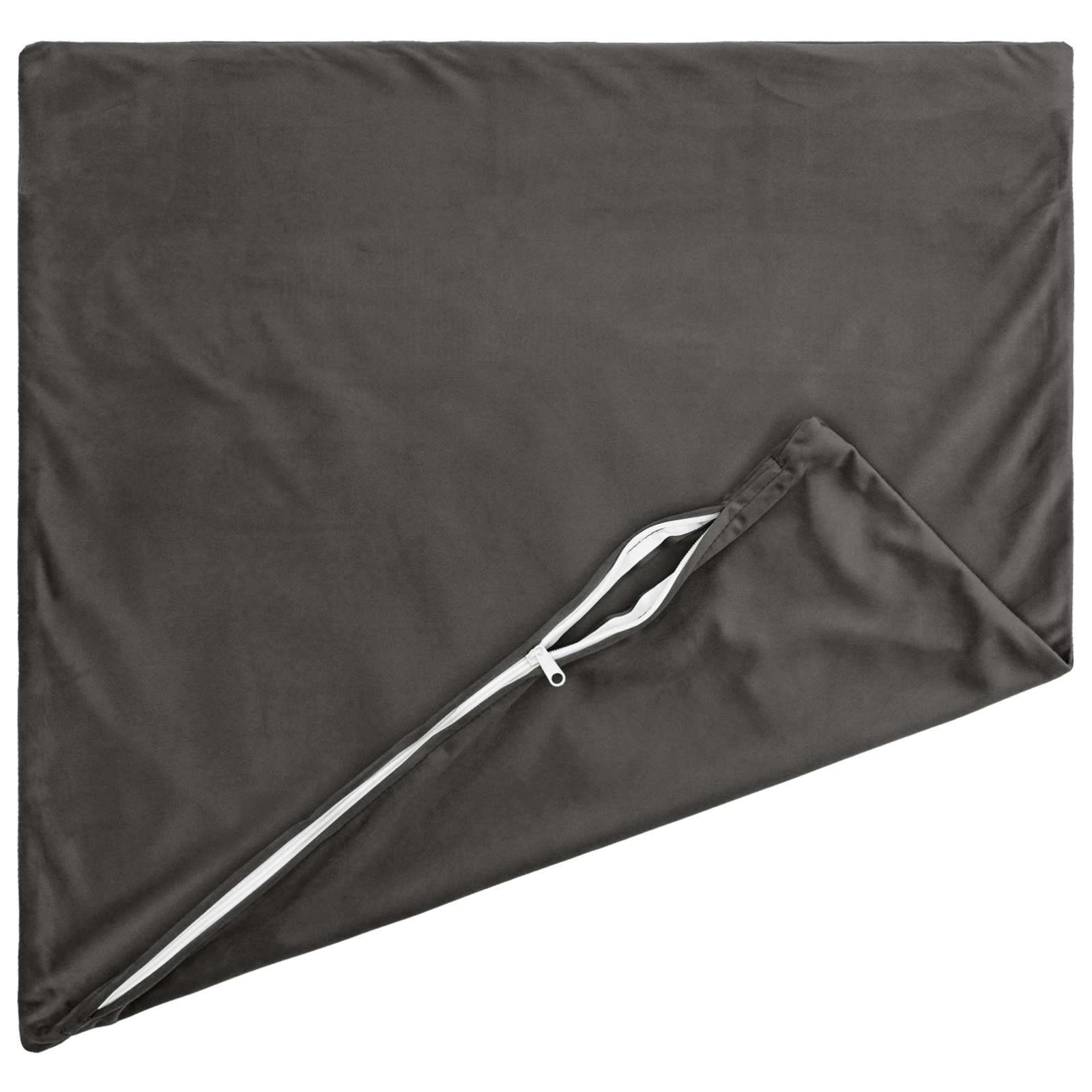 Κάλυμμα Μαξιλαριού 2 pcs HEERLEN Σκούρο Γκρι 45 x 45 cm Βελούδο