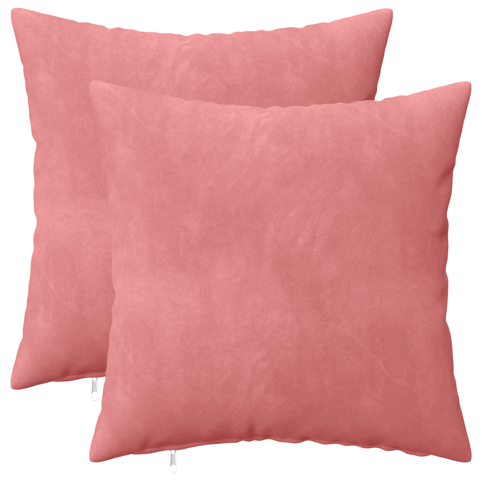 Κάλυμμα Μαξιλαριού 2 pcs HEERLEN Ροζ 45 x 45 cm Βελούδο