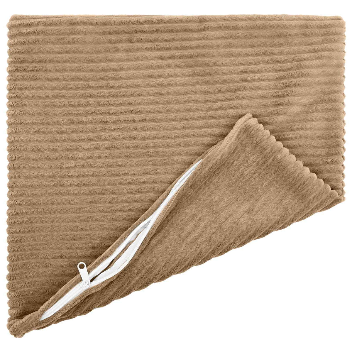 Κάλυμμα Μαξιλαριού 2 pcs HEERLEN Καφέ 45 x 45 cm κορντουρόι