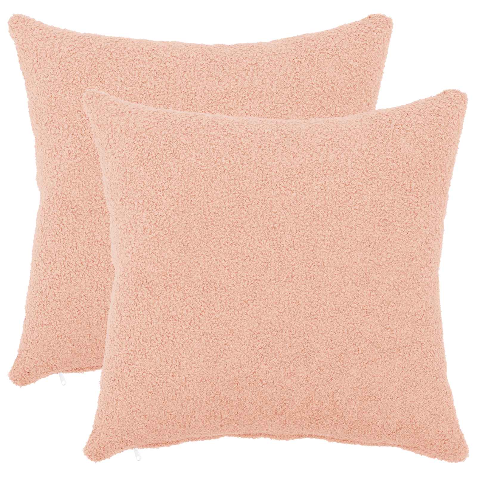 Κάλυμμα Μαξιλαριού 2 pcs HEERLEN Ροζ 45 x 45 cm Μπουκλέ - Pakobazaar