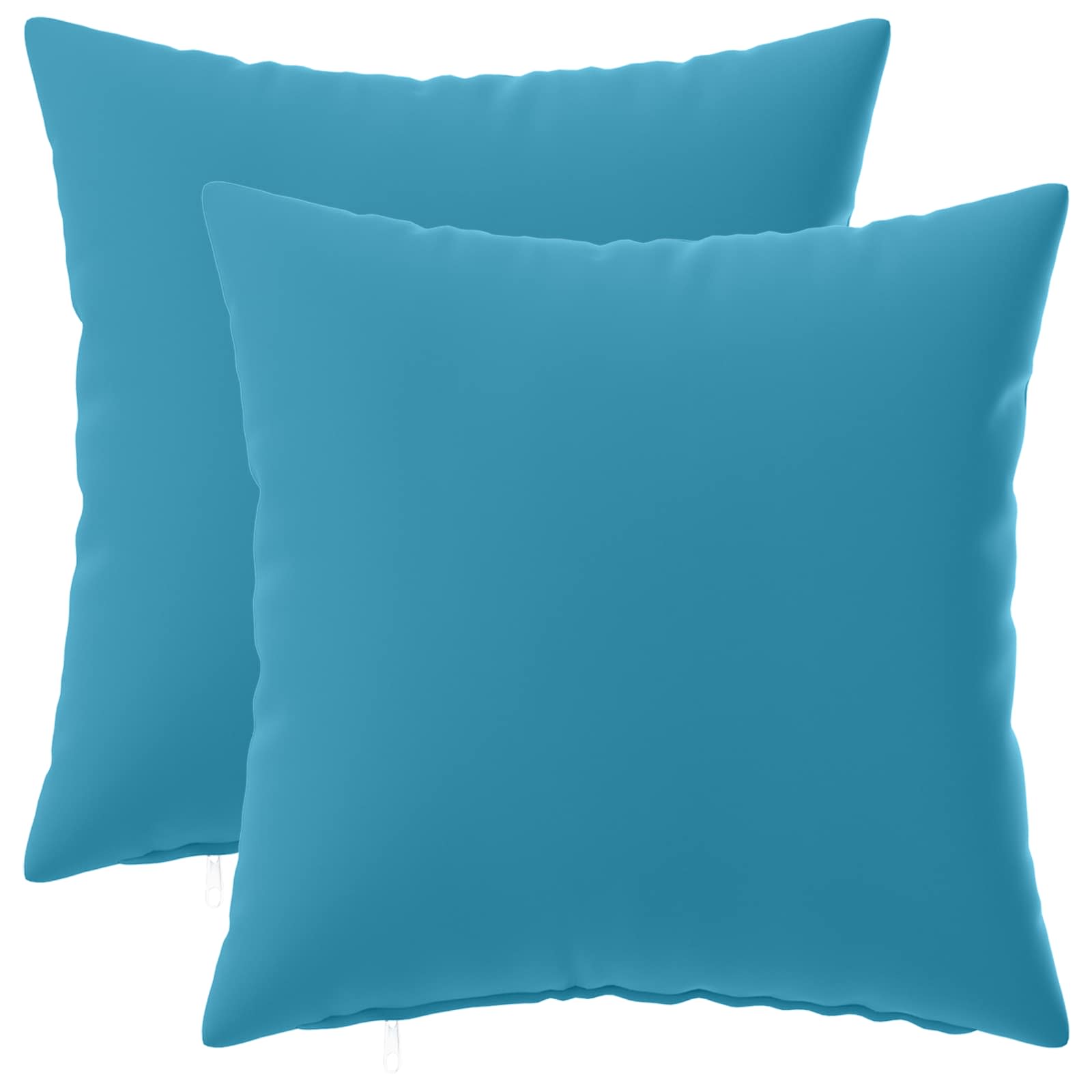Κάλυμμα Μαξιλαριού 2 pcs HEERLEN Γαλάζιο 45 x 45 cm Πολυεστέρας - Pakobazaar