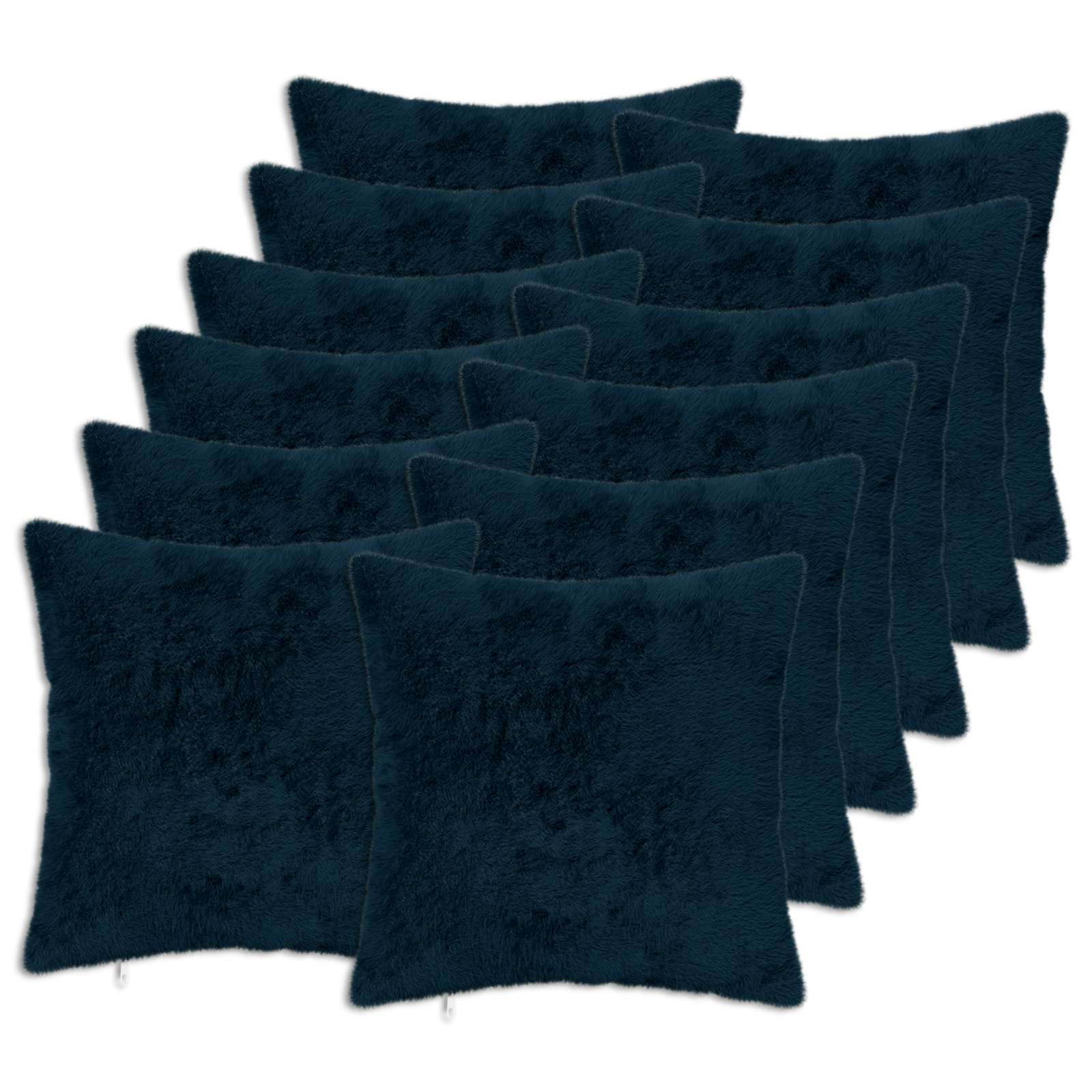 Κάλυμμα Μαξιλαριού 12 τμχ. HEERLEN Σκούρο μπλε 45 x 45 cm