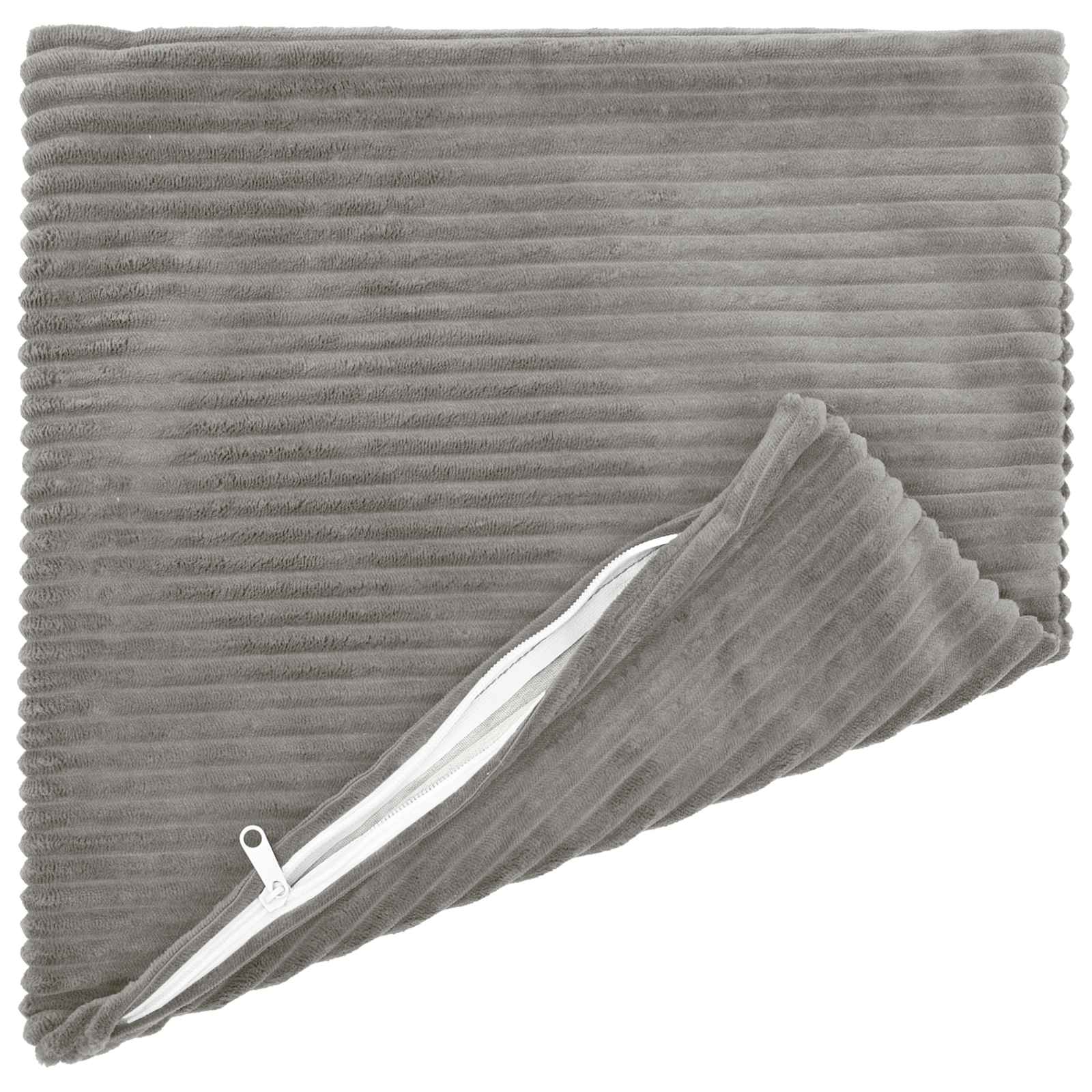 Κάλυμμα Μαξιλαριού 6 pcs HEERLEN Ανοιχτό γκρι 50 x 50 cm
