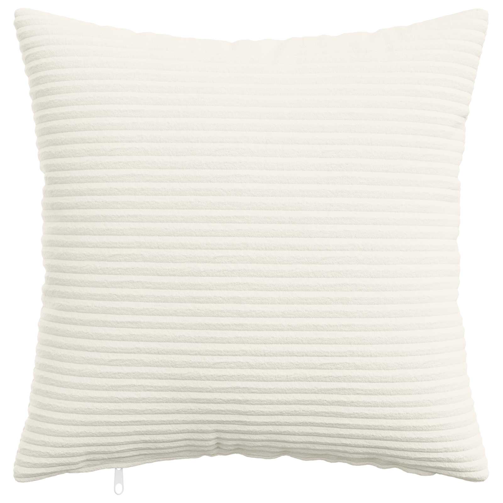 Κάλυμμα Μαξιλαριού 12 pcs HEERLEN Κρεμ 50 x 50 cm κορντουρόι - Pakobazaar