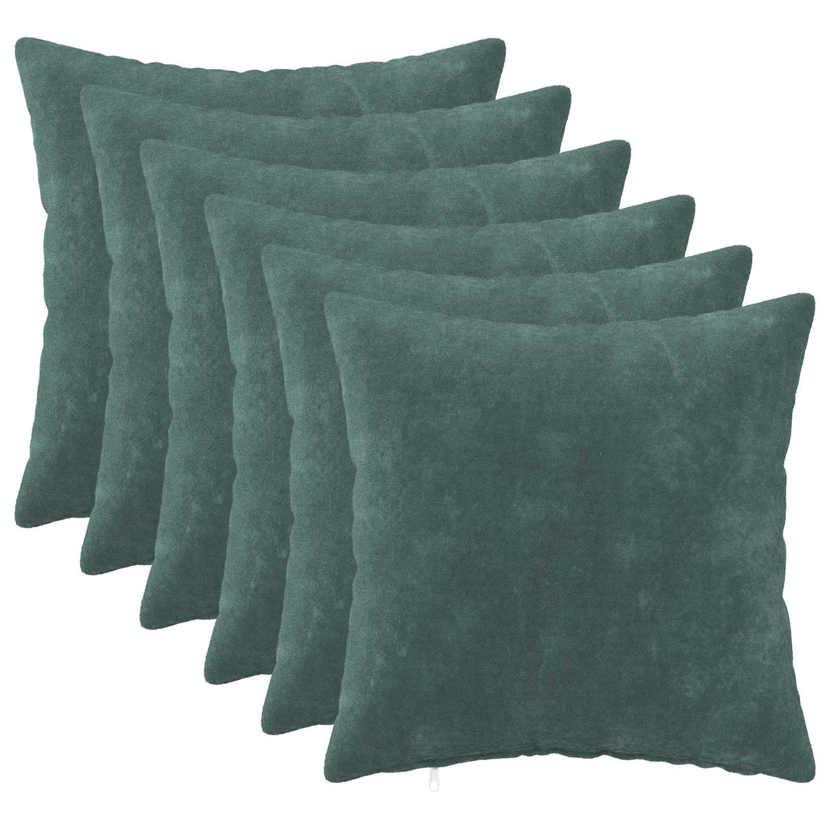 Κάλυμμα Μαξιλαριού 6 pcs HEERLEN Θαλασσί 50 x 50 cm - Pakobazaar