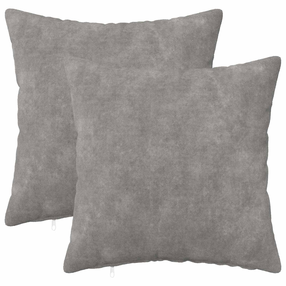 Κάλυμμα Μαξιλαριού 2 pcs HEERLEN Ανοιχτό γκρι 50 x 50 cm - Pakobazaar