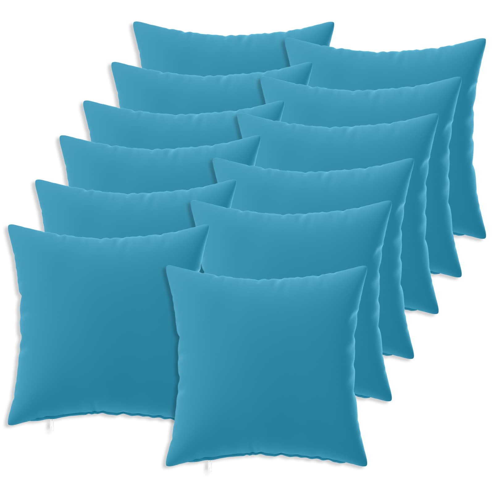 Κάλυμμα Μαξιλαριού 12 pcs HEERLEN Γαλάζιο 50 x 50 cm - Pakobazaar