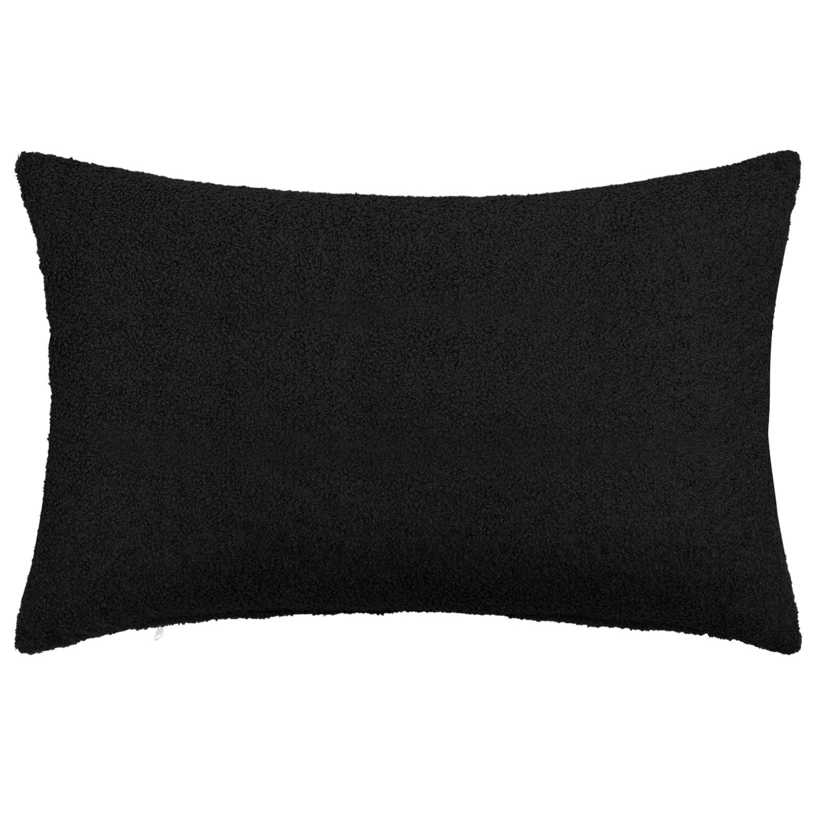 Κάλυμμα Μαξιλαριού 2 pcs HEERLEN Μαύρο 50 x 70 cm Μπουκλέ
